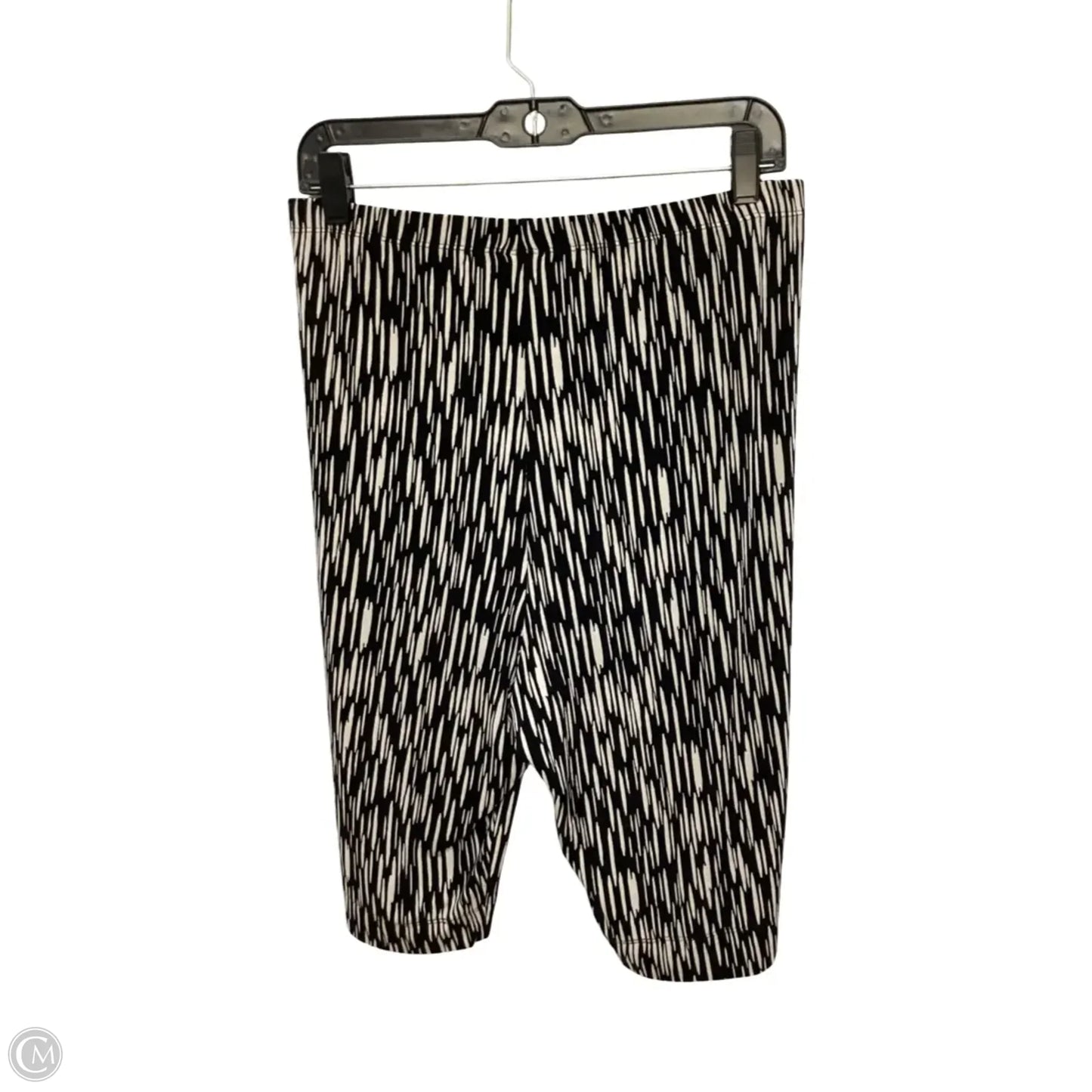 Shorts By Chicos In Black & White, Size: 16