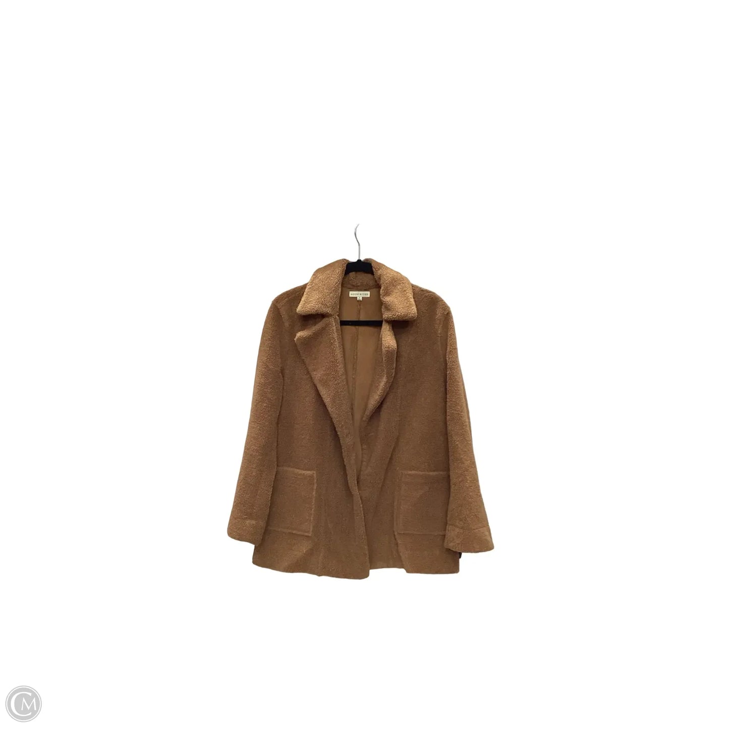 Jacket Faux Fur & Sherpa By Moon River In Brown, Size: S