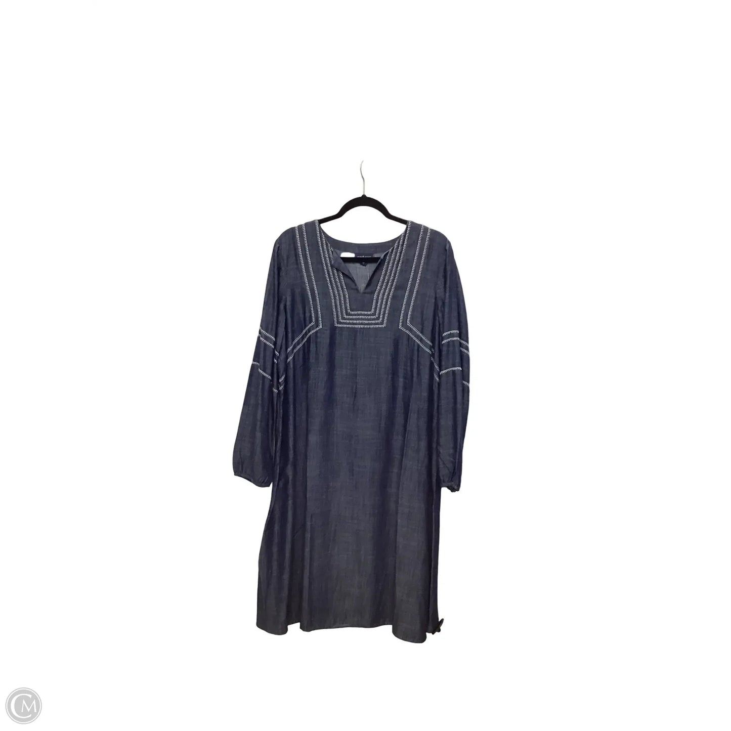 Dress Casual Midi By Pure Jill In Blue, Size: L