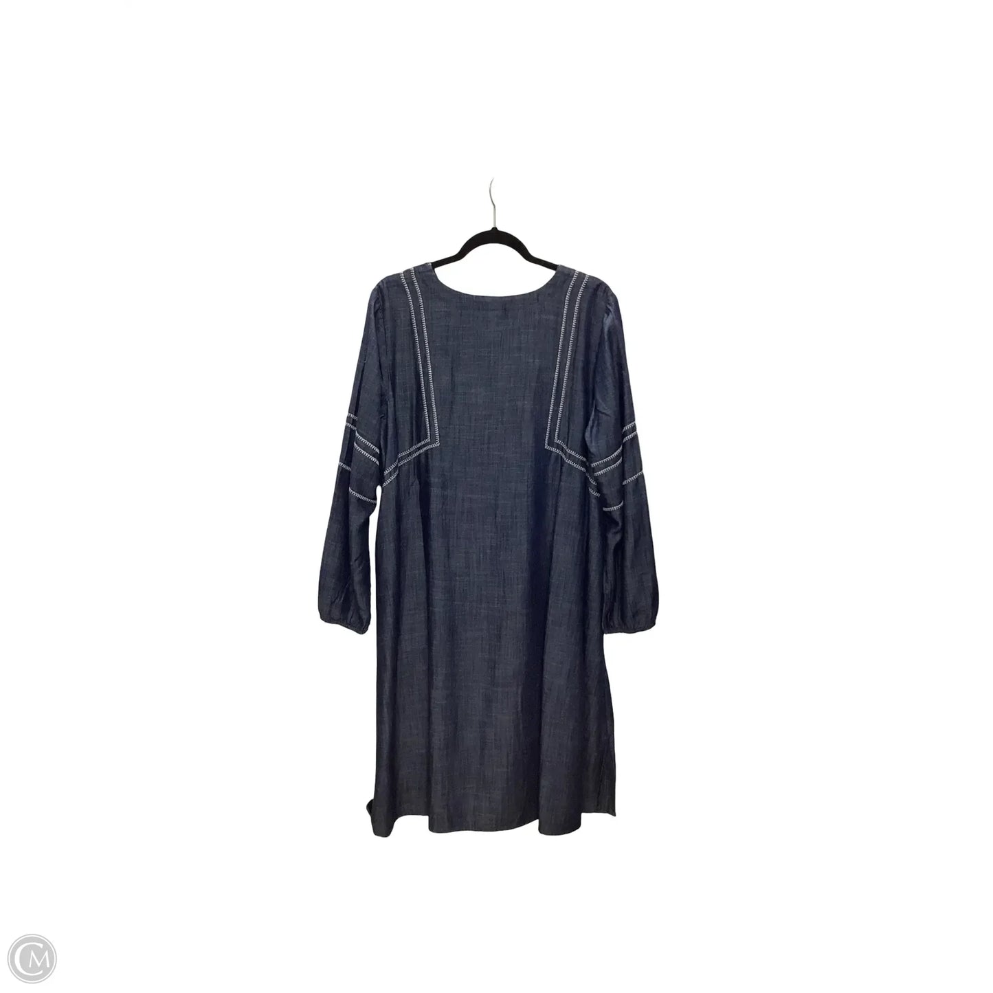 Dress Casual Midi By Pure Jill In Blue, Size: L