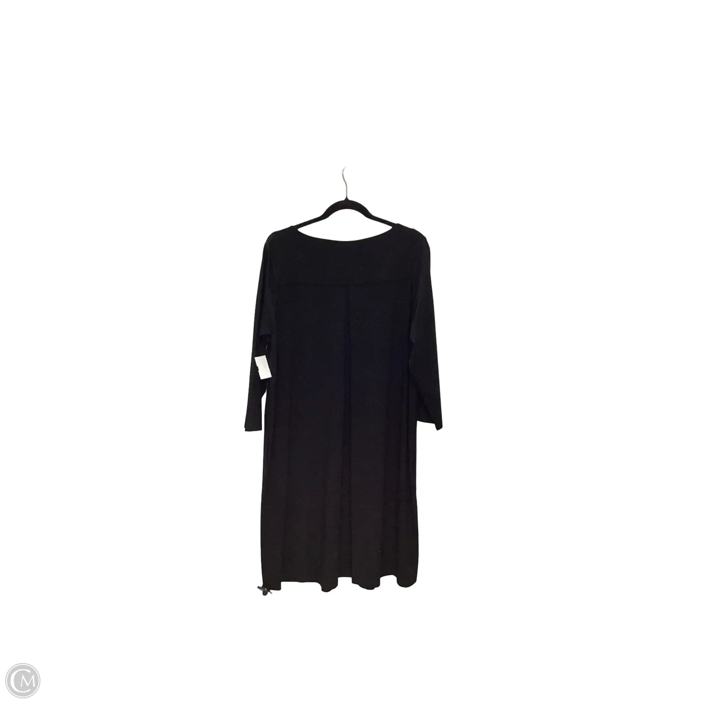 Dress Casual Midi By J. Jill In Black, Size: L