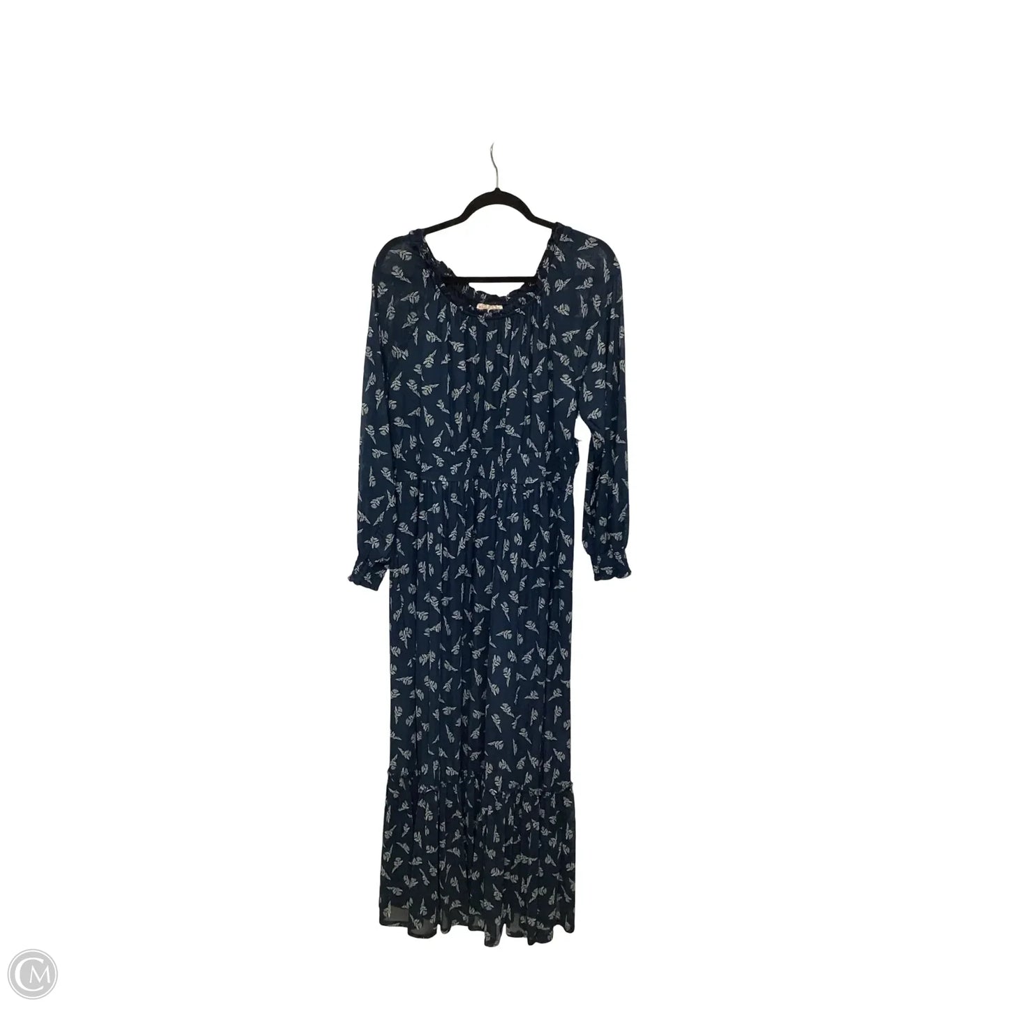Dress Casual Maxi By Knox Rose In Navy, Size: Xl