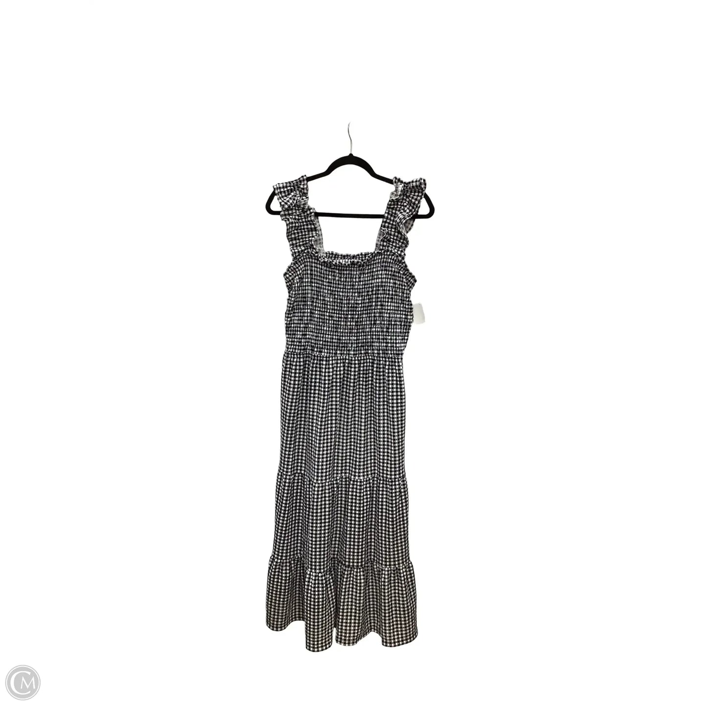 Dress Casual Midi By Cato In Black & White, Size: 18