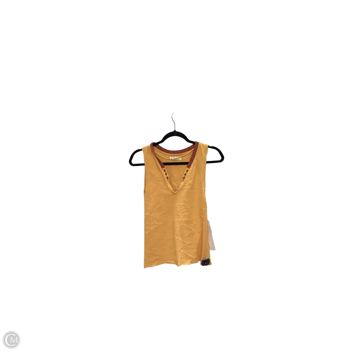 Blouse Sleeveless By We The Free In Yellow, Size: L