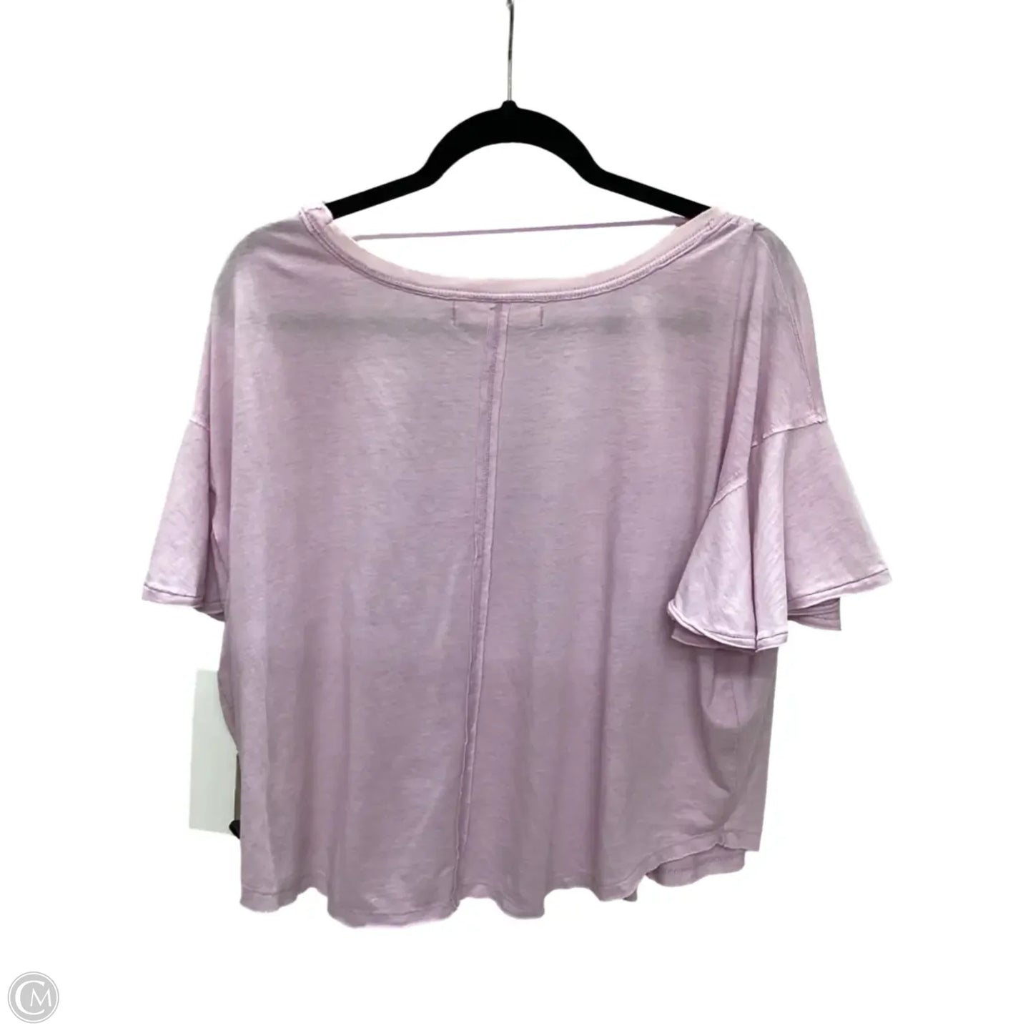 Blouse Short Sleeve By We The Free In Purple, Size: Xl