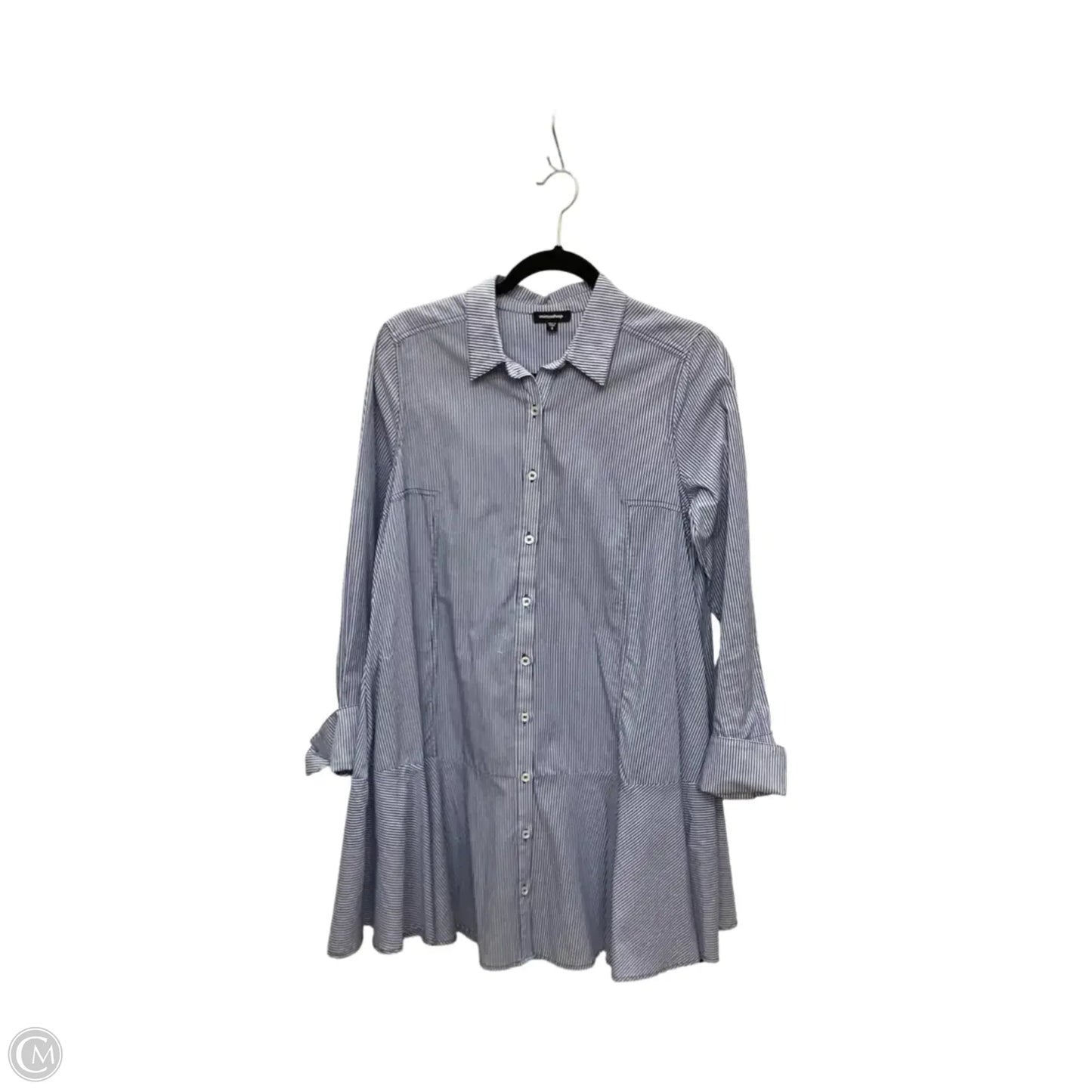 Dress Casual Short By Mittoshop In Blue & White, Size: S