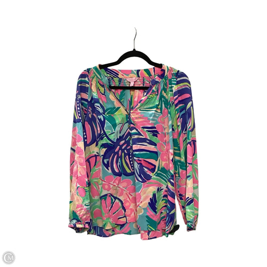 Bodysuit Designer By Lilly Pulitzer In Multi-colored, Size: L