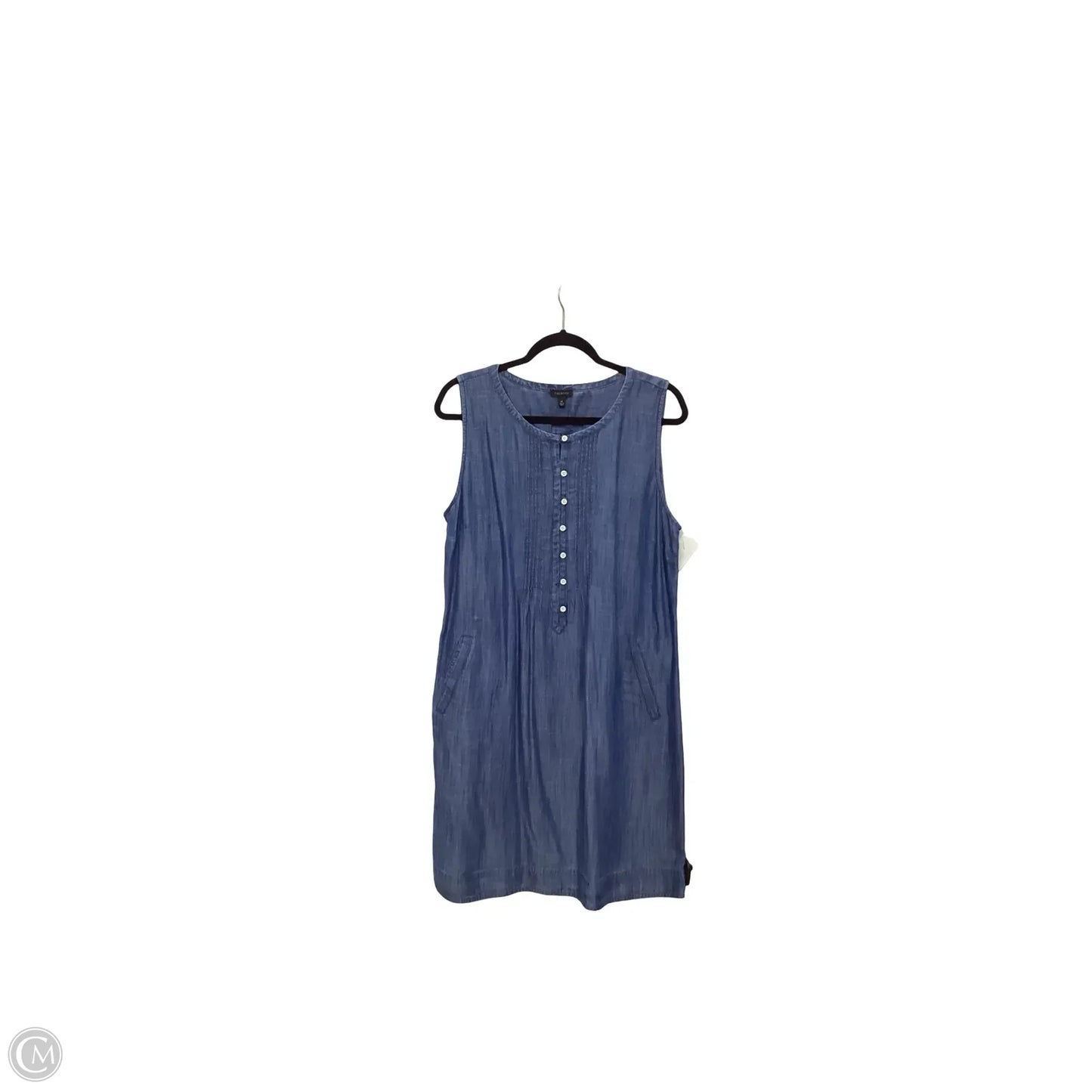 Dress Casual Short By Talbots In Blue Denim, Size: 14