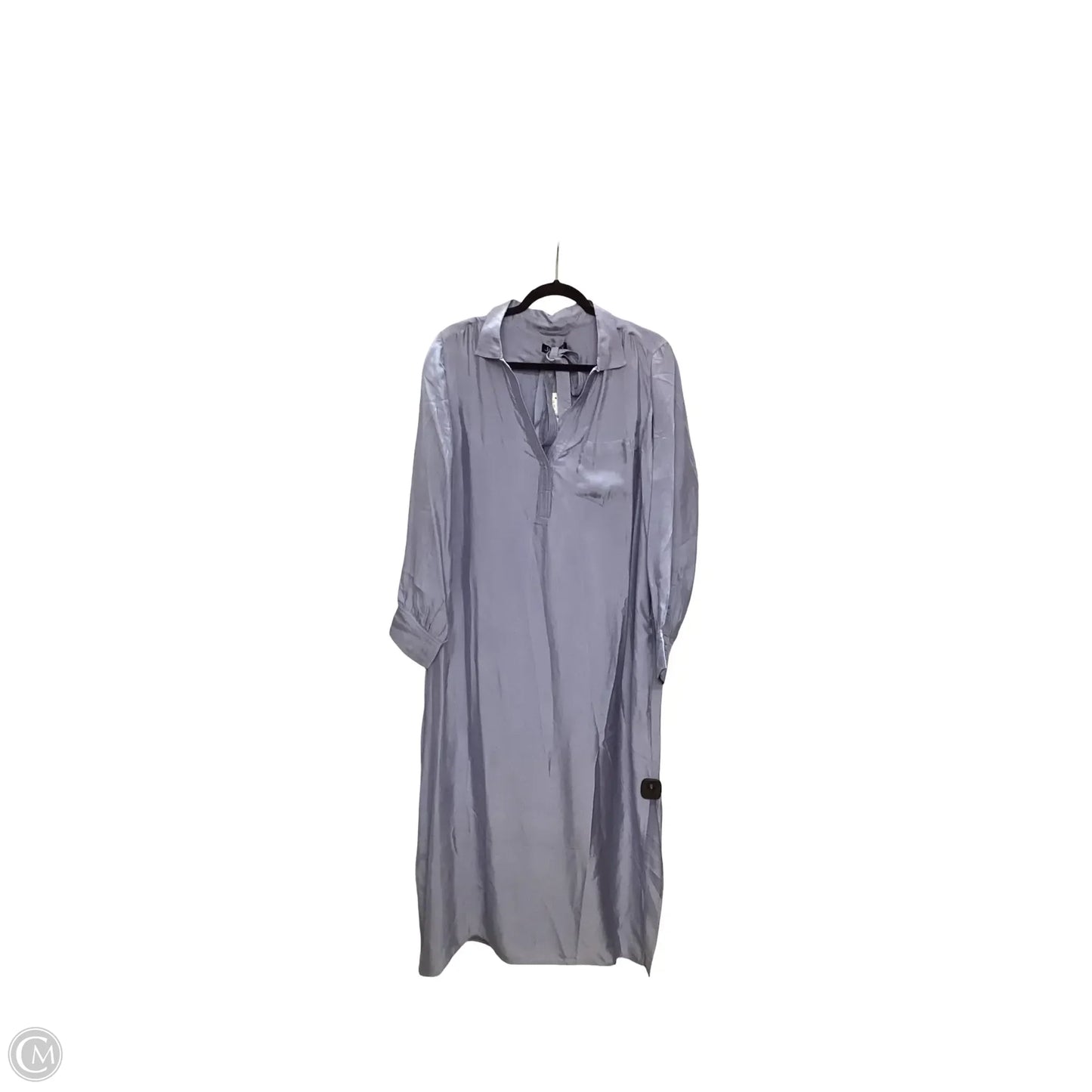 Dress Casual Maxi By J. Crew In Blue, Size: L