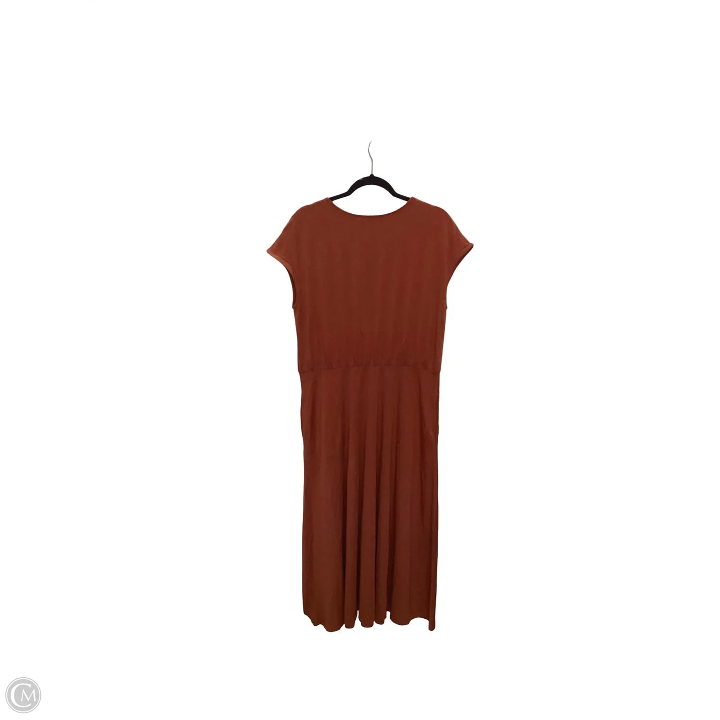 Dress Casual Midi By Banana Republic In Orange, Size: Lp