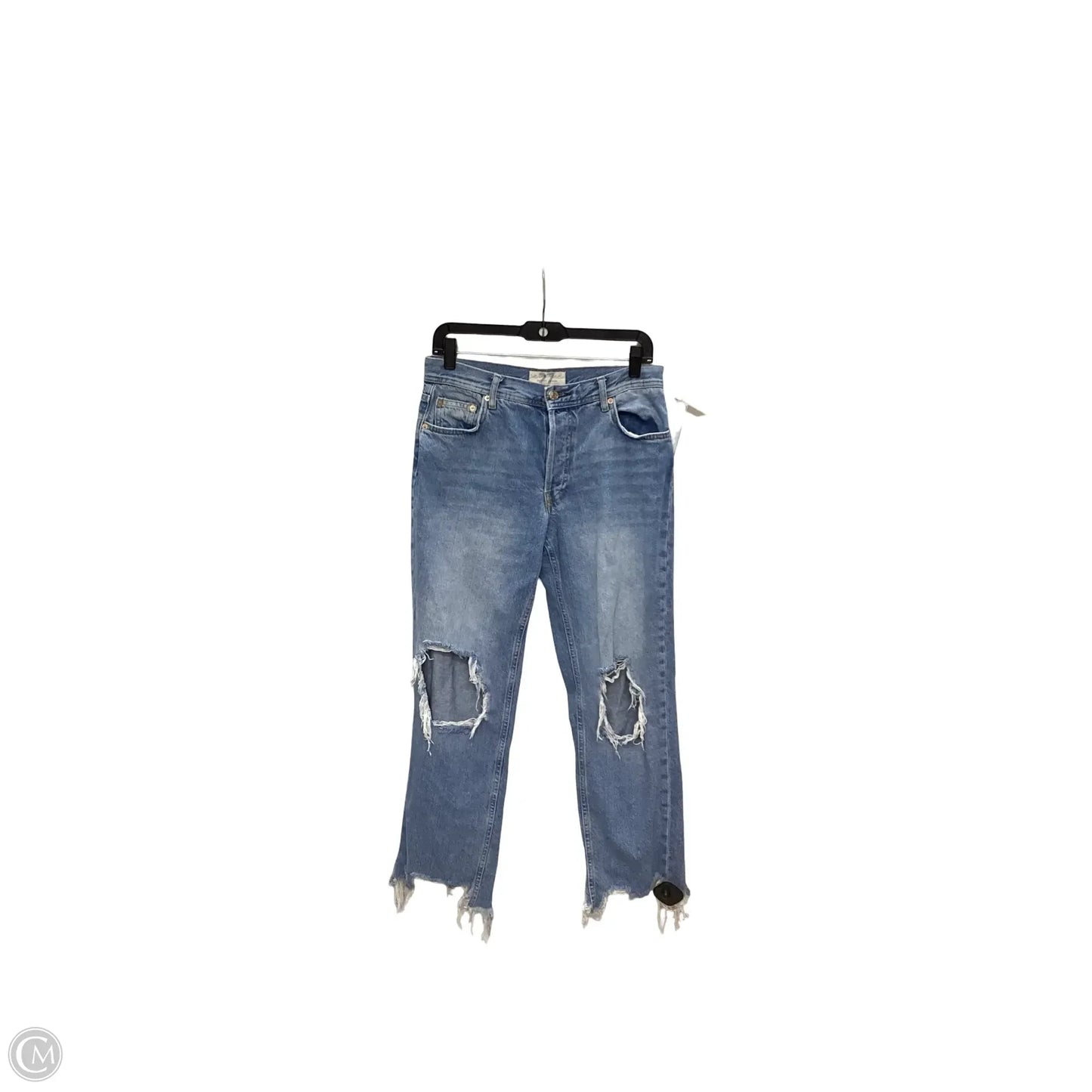 Jeans Cropped By We The Free In Blue Denim, Size: 4
