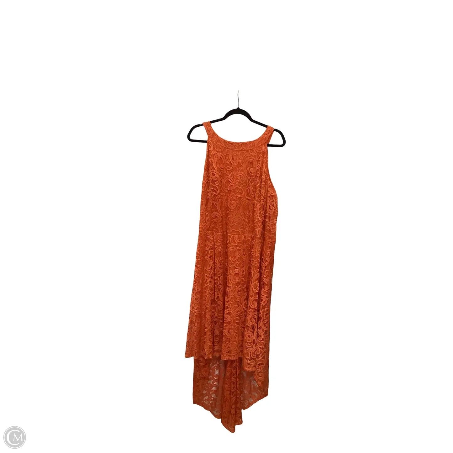 Dress Casual Midi By Ashley Stewart In Orange, Size: 4x