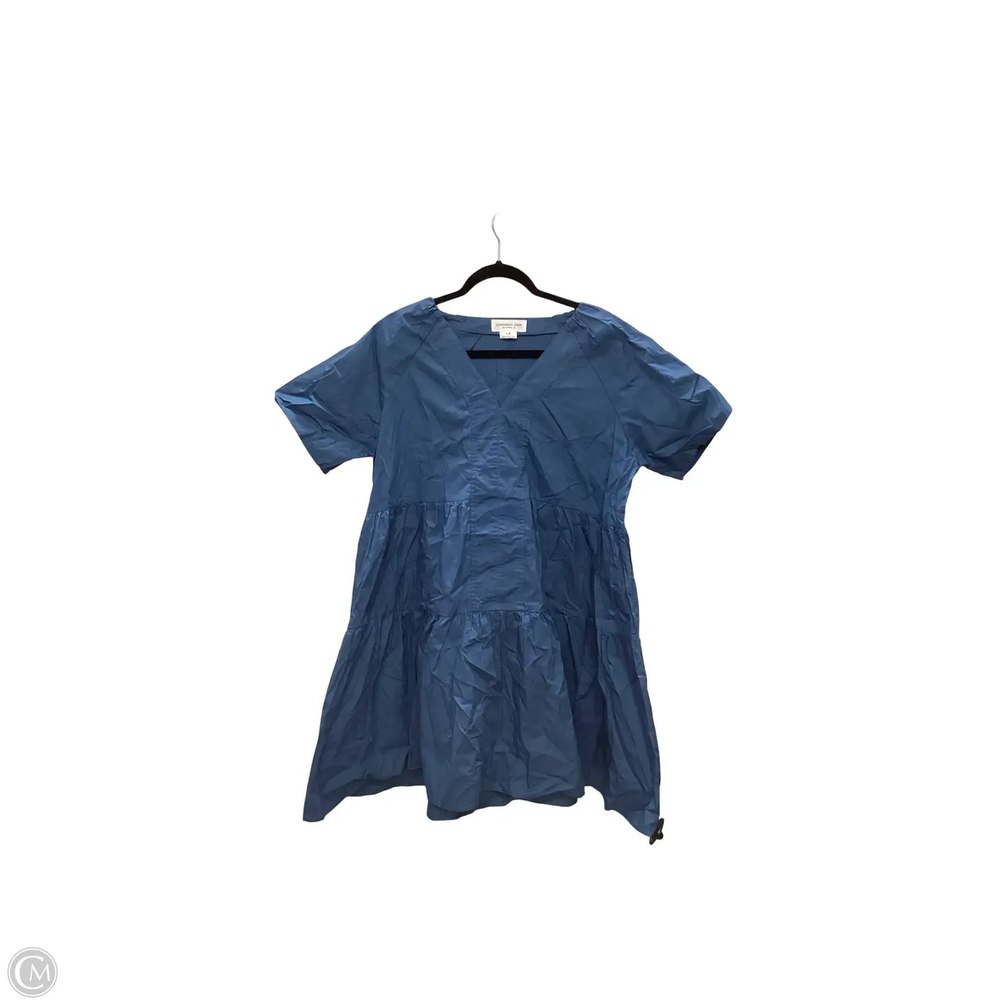 Dress Casual Short By Chicsoul In Blue, Size: 1x
