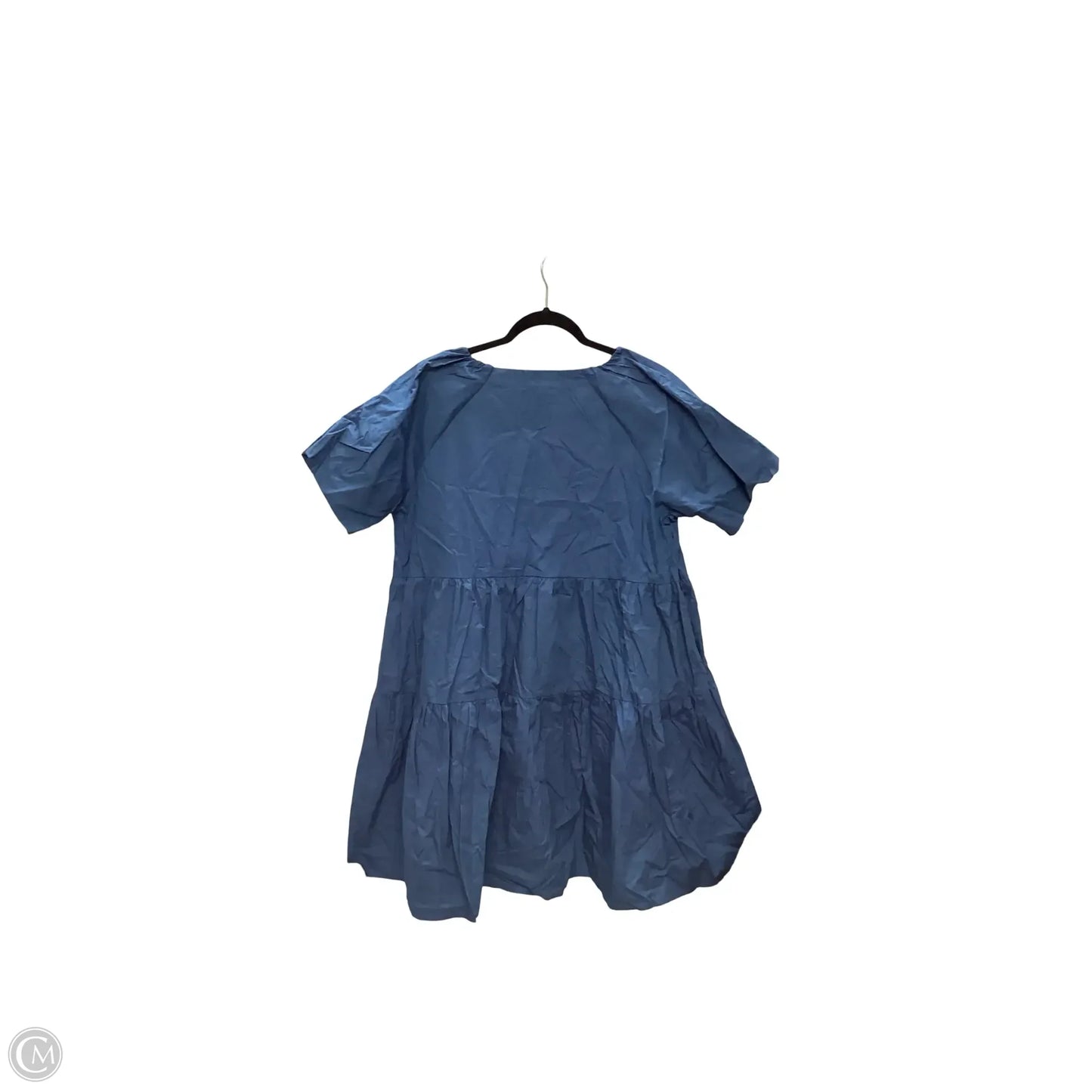 Dress Casual Short By Chicsoul In Blue, Size: 1x