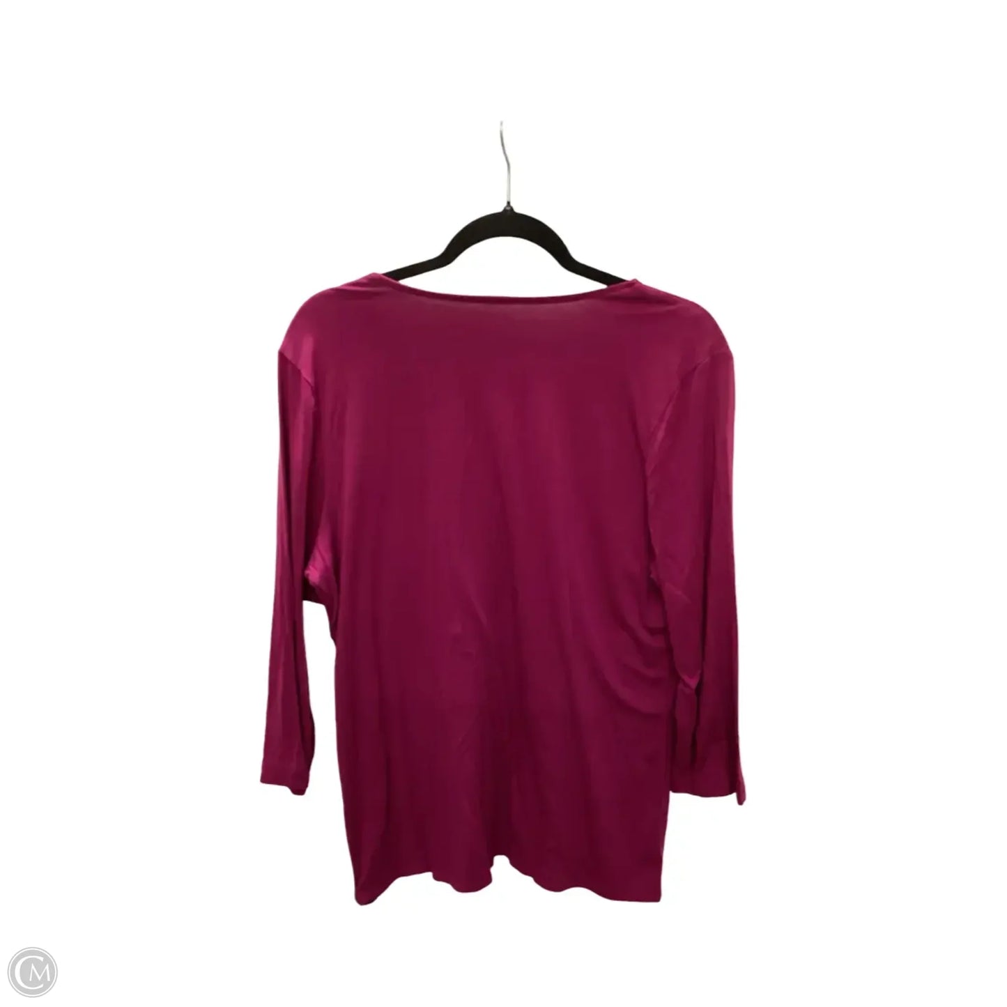 Top Long Sleeve By Chicos In Purple, Size: L