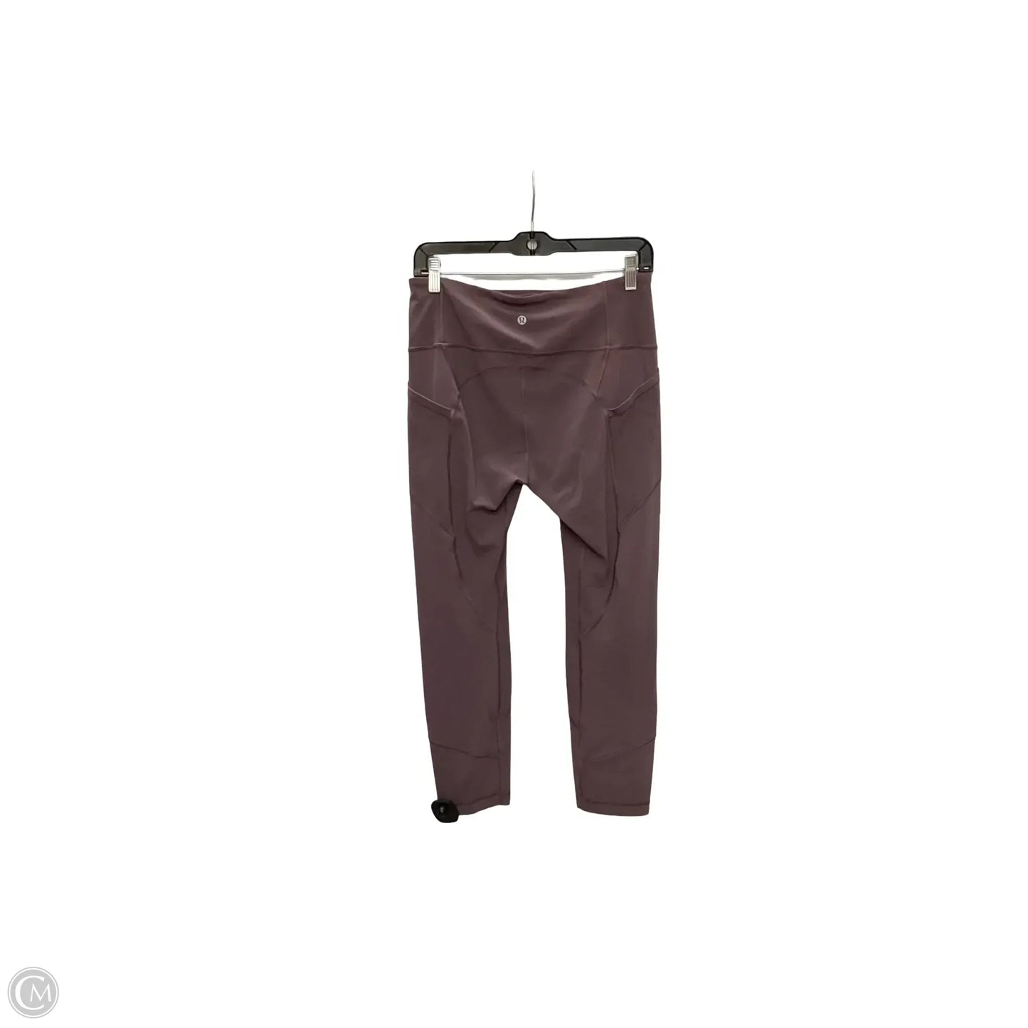 Athletic Leggings Capris By Lululemon In Mauve, Size: 10