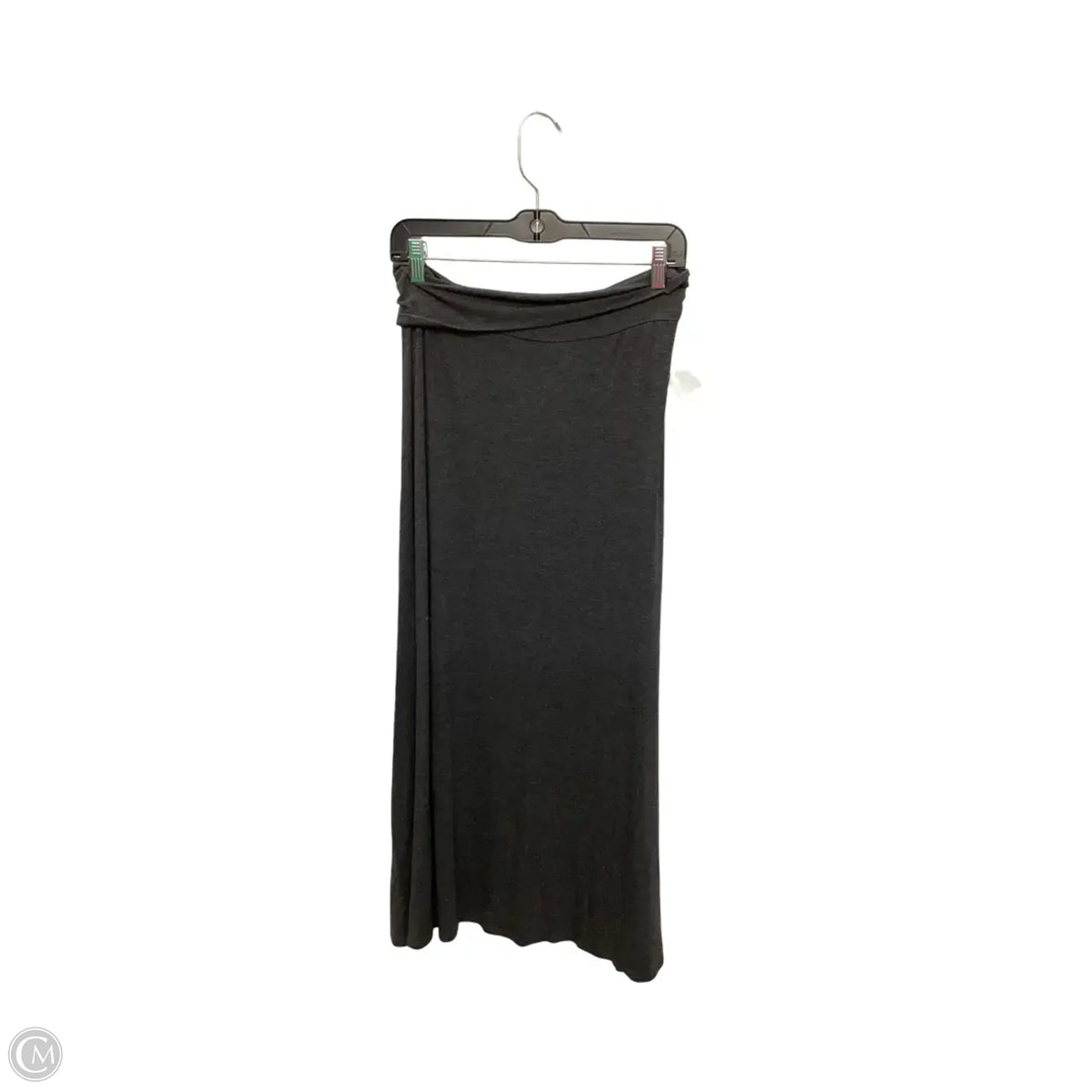 Skirt Maxi By Clothes Mentor In Grey, Size: L