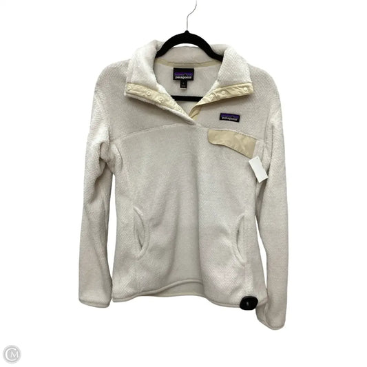 Jacket Faux Fur & Sherpa By Patagonia In White, Size: L