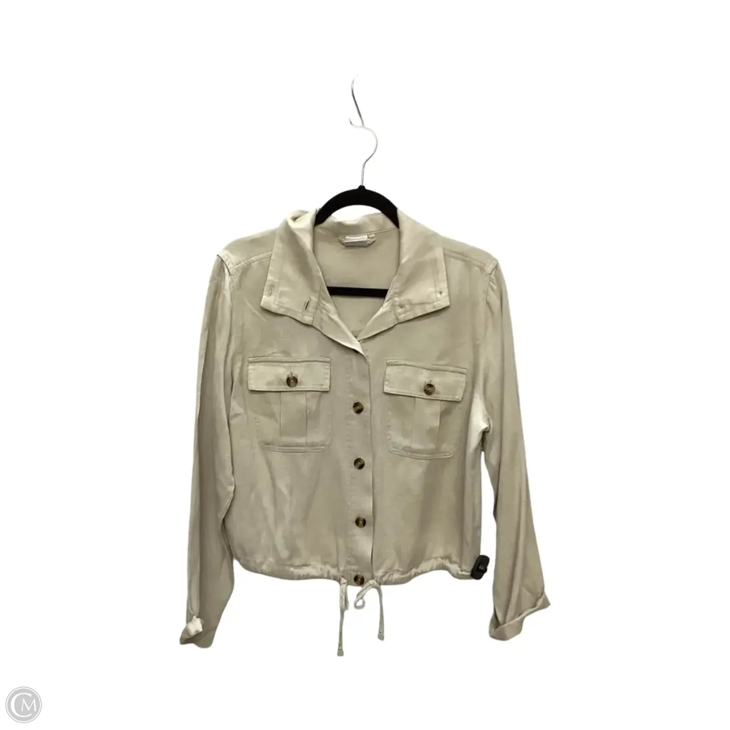 Jacket Denim By Sonoma In Tan, Size: M