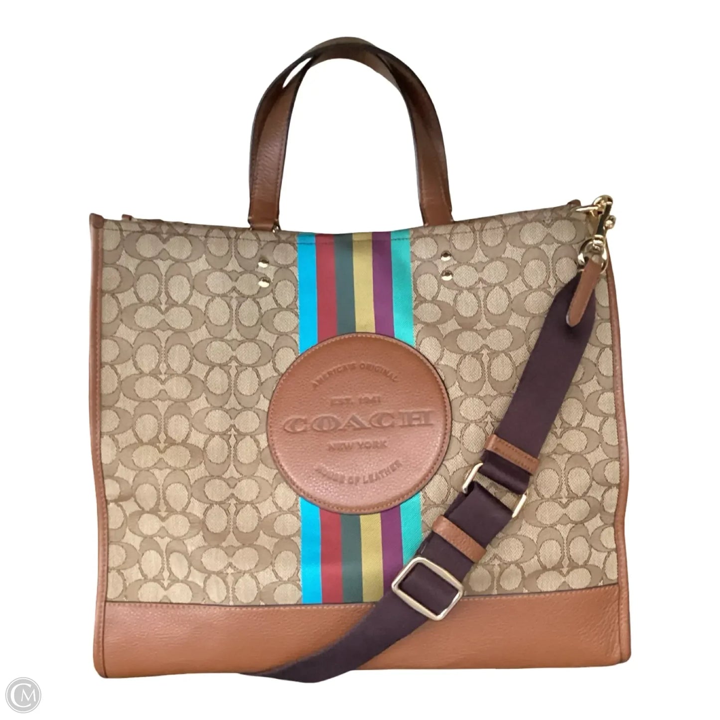 Handbag Designer By Coach, Size: Large