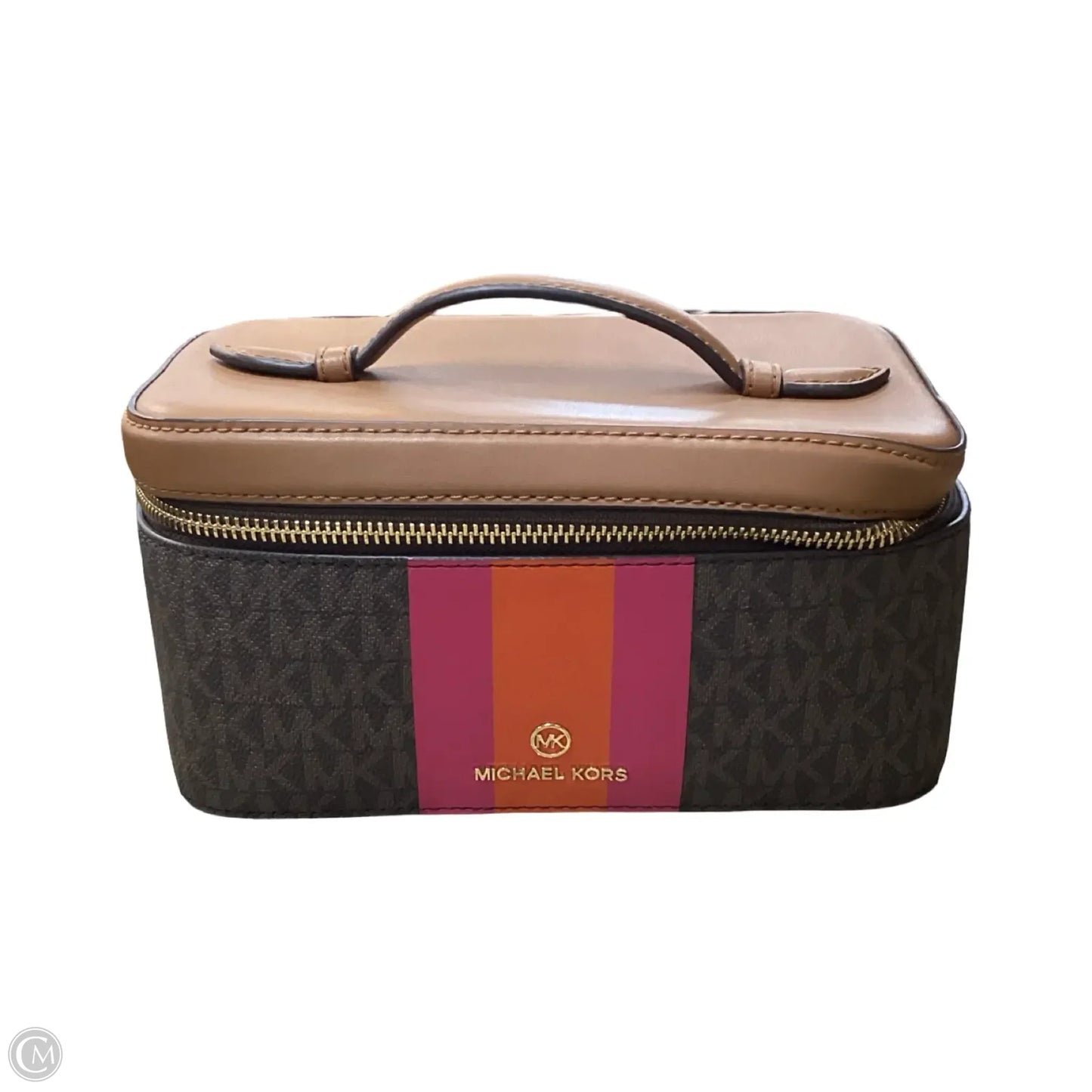 Makeup Bag Designer By Michael Kors, Size: Medium