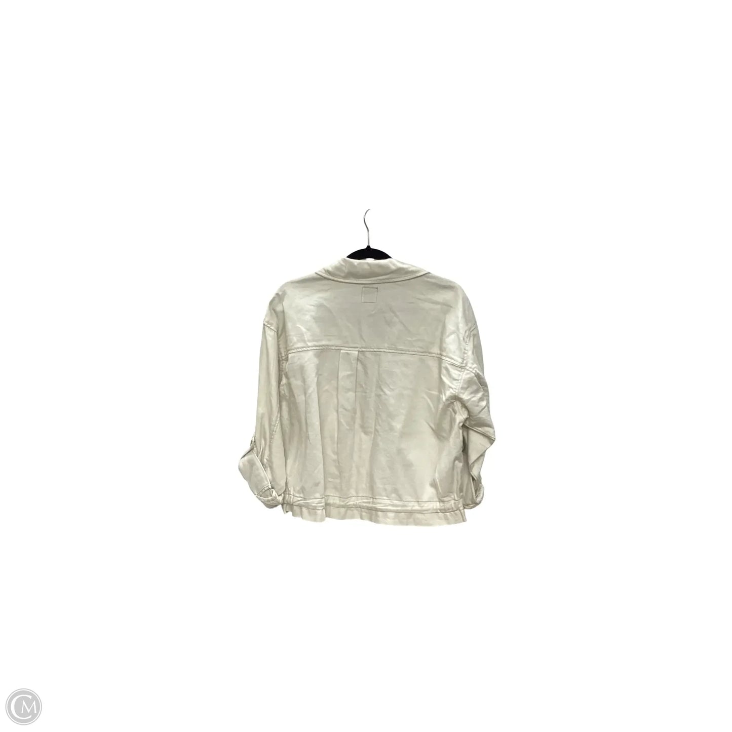 Jacket Denim By Kensie In Tan, Size: M