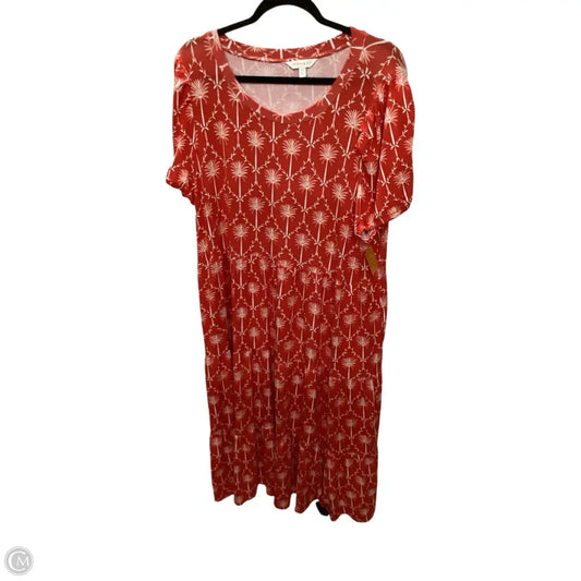 Dress Casual Maxi By Crown And Ivy In Red, Size: 2x
