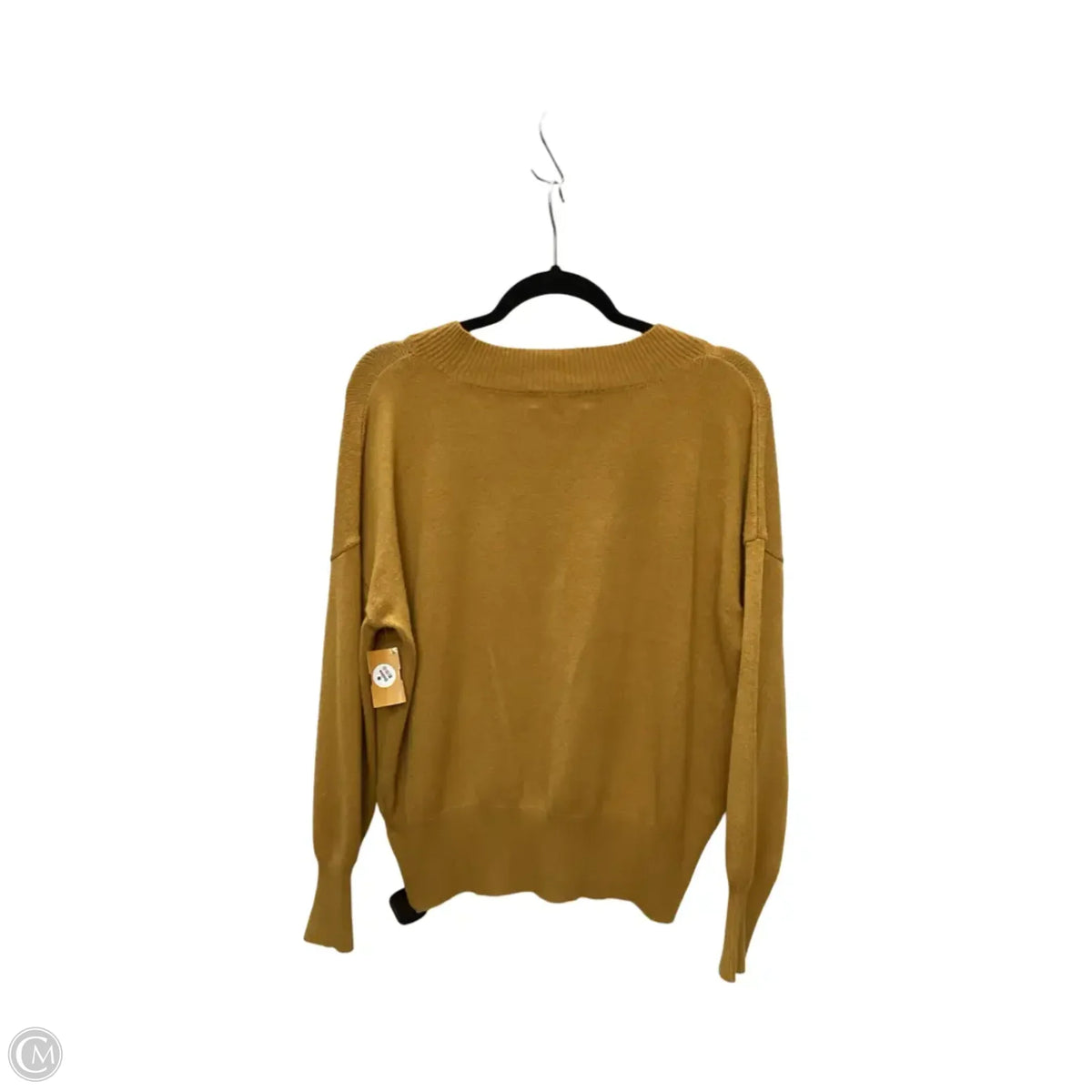 Sweater By Philosophy In Yellow, Size: L