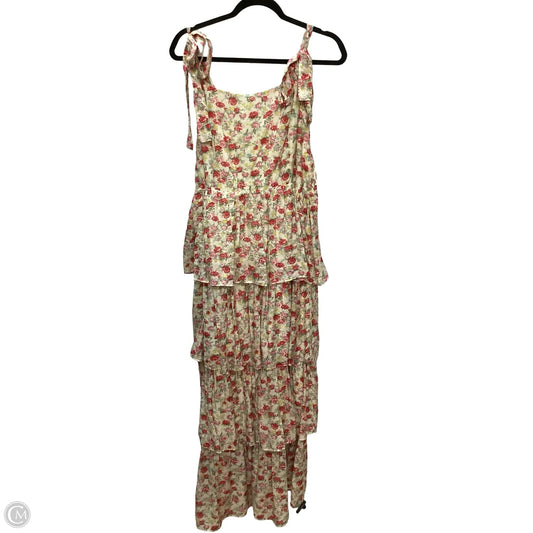 Dress Casual Maxi By Polagram In Floral Print, Size: 1x
