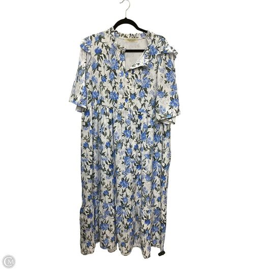 Dress Casual Maxi By Haptics In Floral Print, Size: 2x