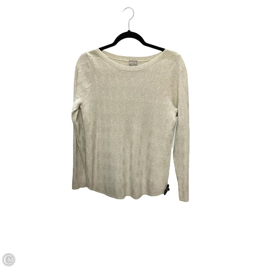 Sweater By Chicos In Cream, Size: M