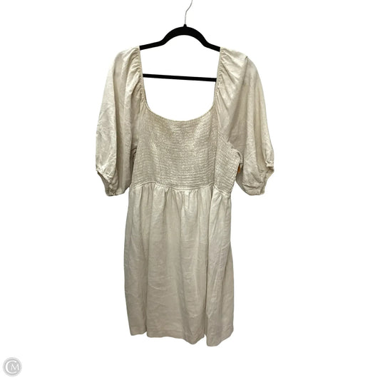 Dress Casual Short By White Birch In Tan, Size: 2x