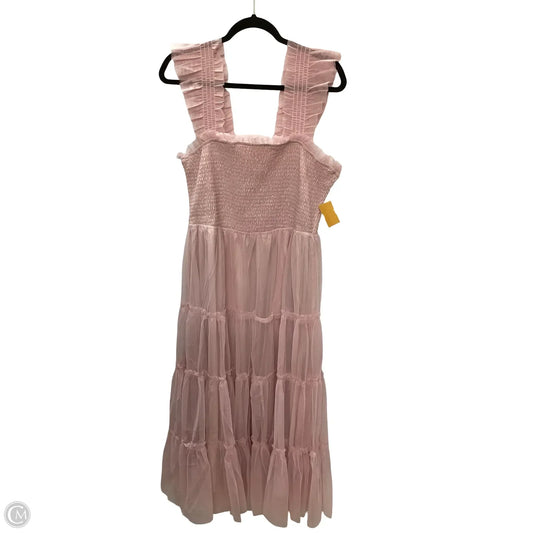 Dress Casual Midi By Baltic Born In Pink, Size: 1x