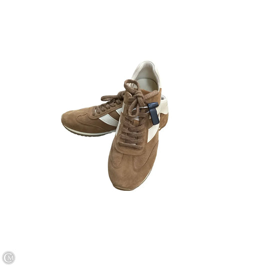 Shoes Sneakers By Vince In Brown, Size: 9