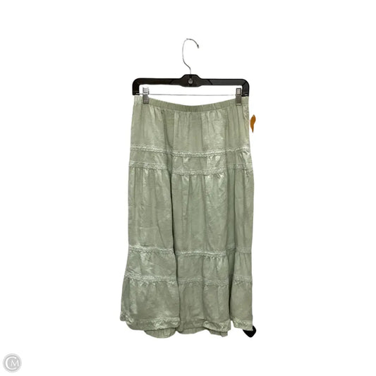 Skirt Midi By Celebrity Pink In Green, Size: S