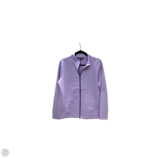 Jacket Moto By Onque In Purple, Size: L