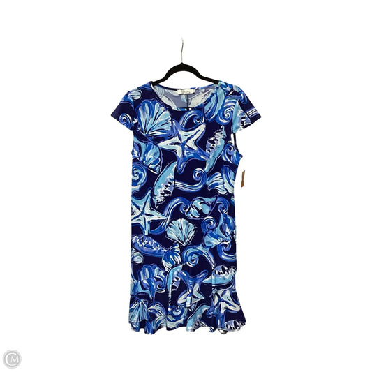 Dress Casual Short By Aryeh In Blue, Size: M