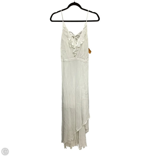 Dress Casual Maxi By New York And Co In White, Size: S