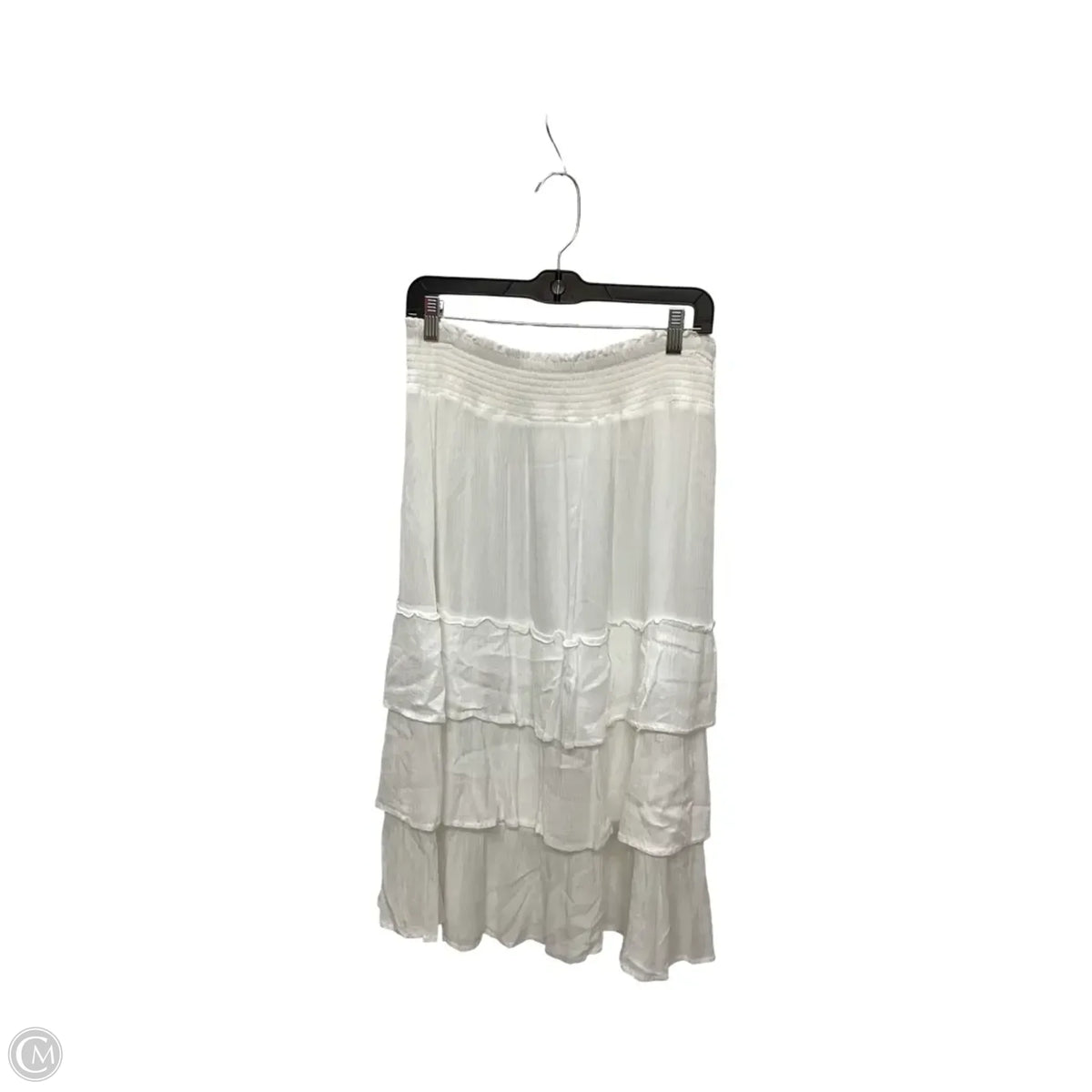 Skirt Midi By Studio West In White, Size: M