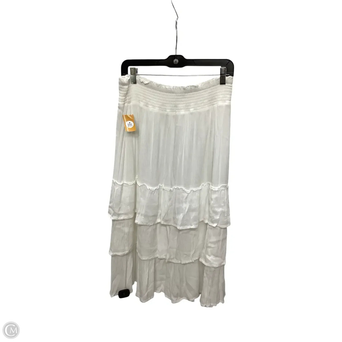 Skirt Midi By Studio West In White, Size: M