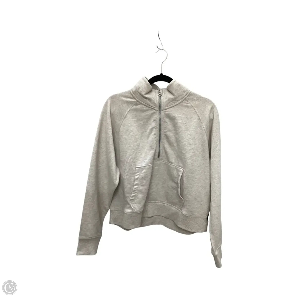 Athletic Jacket By Dkny In Tan, Size: L