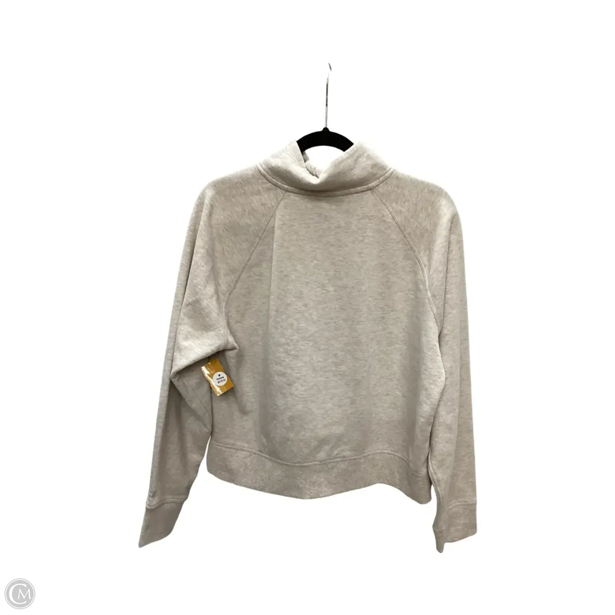 Athletic Jacket By Dkny In Tan, Size: L