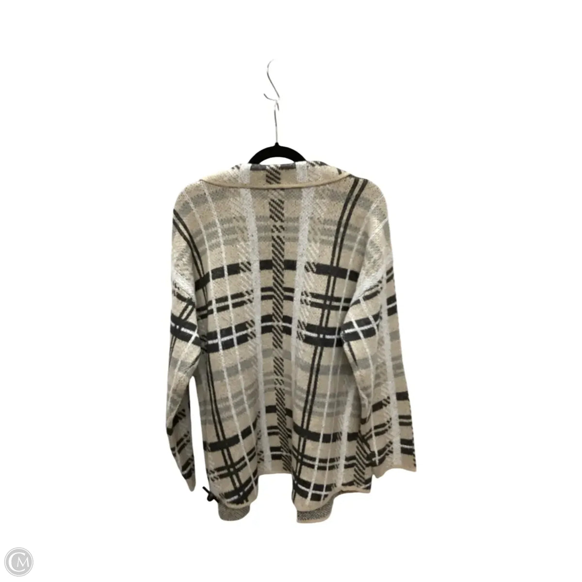 Cardigan By By Design In Plaid Pattern, Size: M