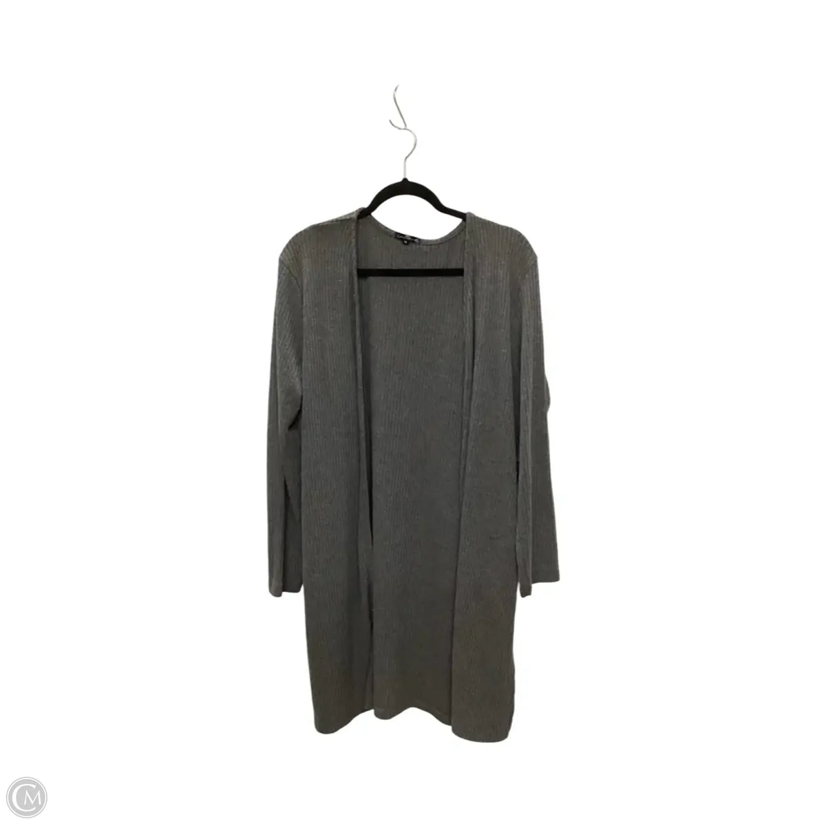 Cardigan By splash In Grey, Size: 1x