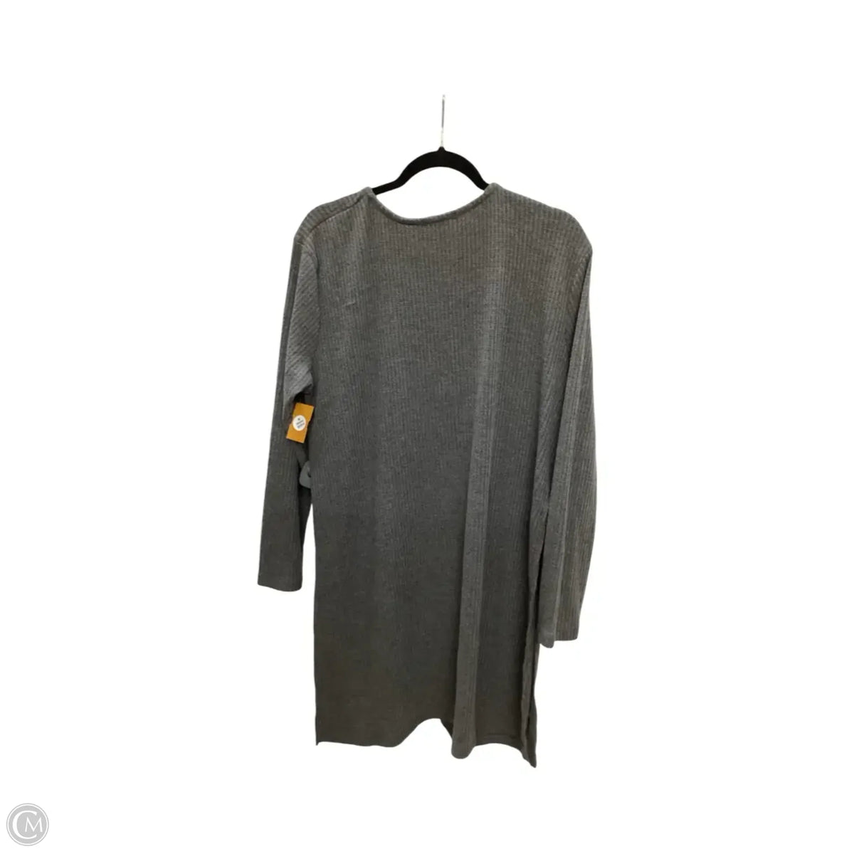 Cardigan By splash In Grey, Size: 1x
