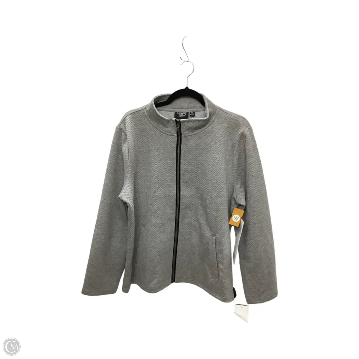Jacket Moto By Onque In Grey, Size: Xl