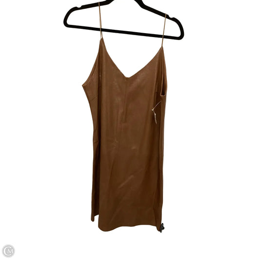 Dress Casual Short By She + Sky In Brown, Size: M