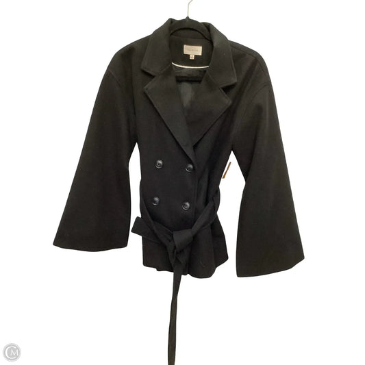 Coat Peacoat By Skies Are Blue In Black, Size: M