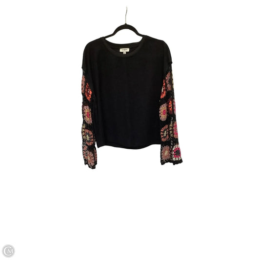 Blouse Long Sleeve By Umgee In Black, Size: S