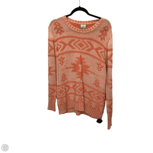 Sweater By Clothes Mentor In Orange, Size: M